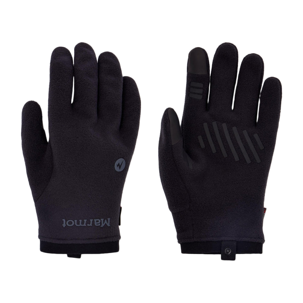 Marmot Unisex Polartec Windbloc Glove Winter Gloves in Black Color