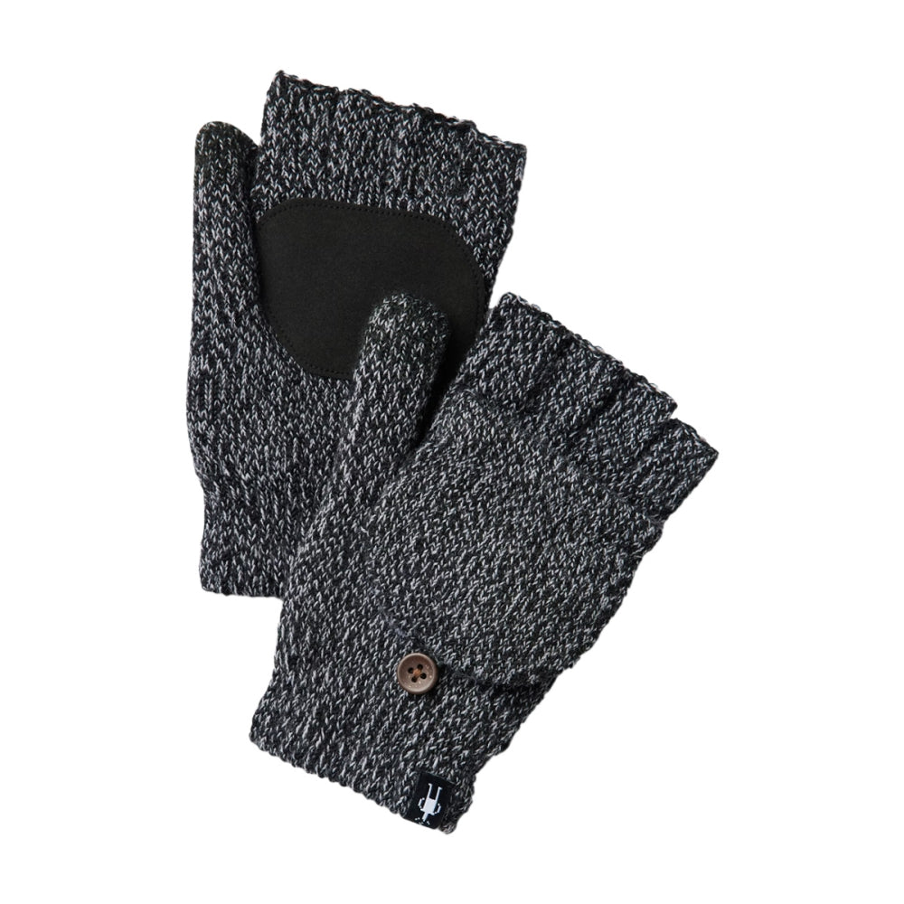 Smartwool Unisex Cozy Grip Flip Mitt Winter Gloves in Black Color