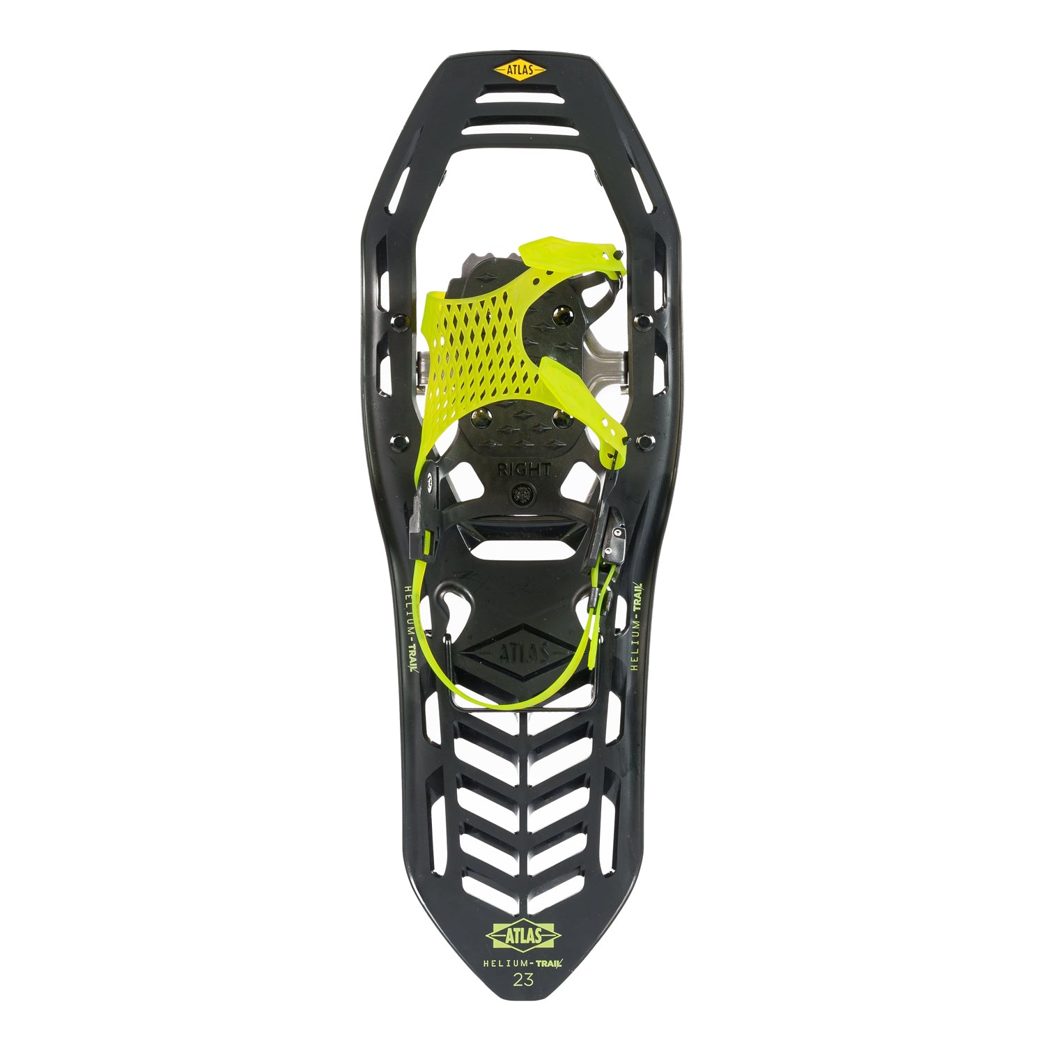 Atlas Snow-Shoe Company Unisex Helium Trail Unisex Snowshoes in Black Color