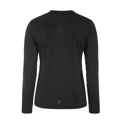 Craft Womens Adv Ess Ls Tee 2 Tops in Black Color