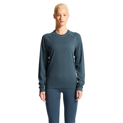 Craft Mens W Active Comfort Ls 2 Tops in Blue Color