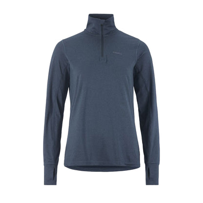 Craft Womens Flow1/2 zipLs Running Jackets in Blue Color