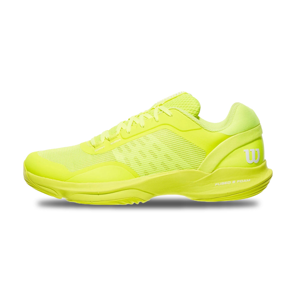 Wilson Mens Hurakn Pro Tennis Shoes in Green Color
