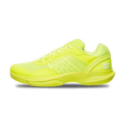 Wilson Mens Hurakn Pro Tennis Shoes in Green Color