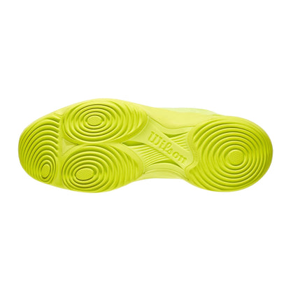 Wilson Mens Hurakn Pro Tennis Shoes in Green Color