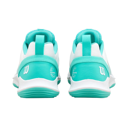 Wilson Womens Hurakn Pro Tennis Shoes in White Color