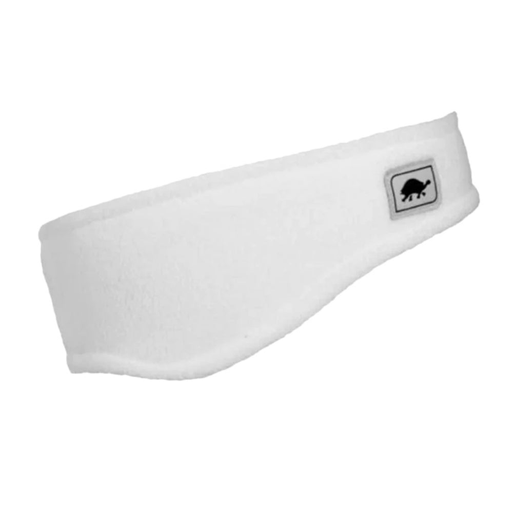 Turtle Fur Unisex Fleece Bang Band Ear Warmers in White Color