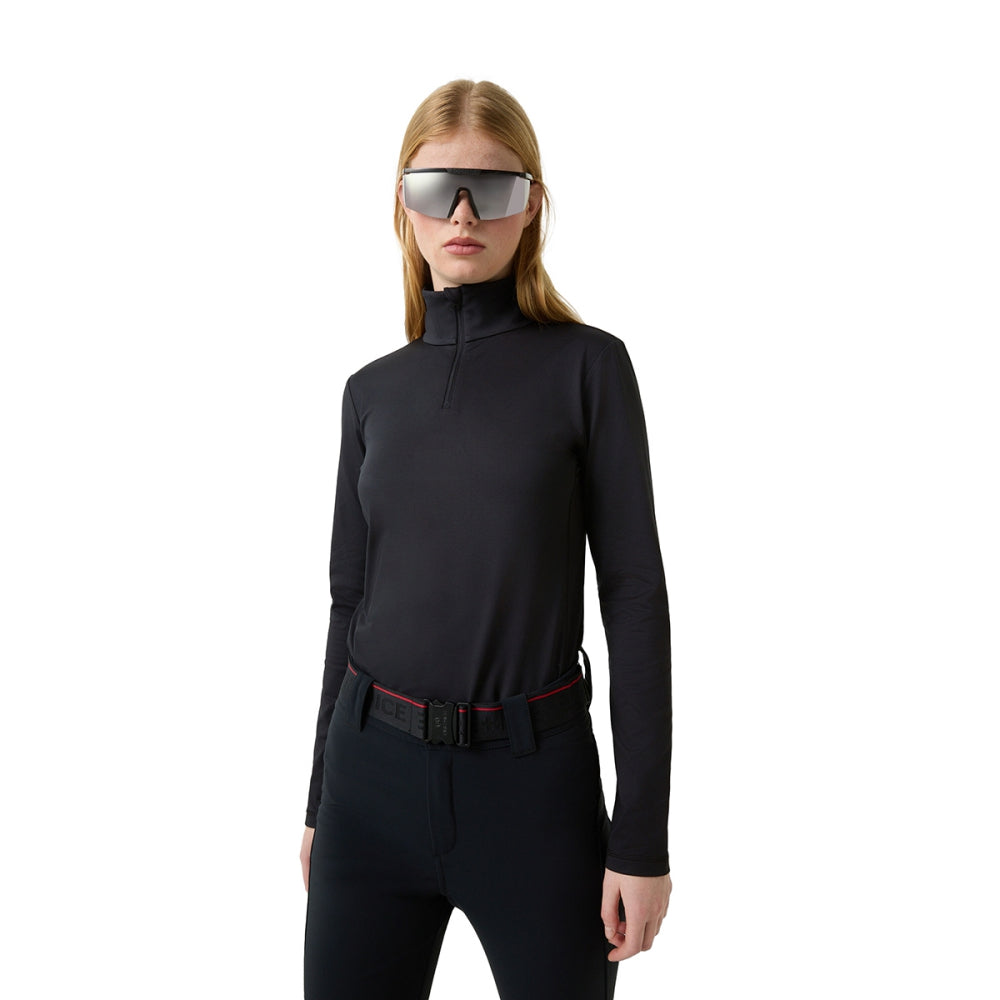 Fire & Ice Womens Margo2 Tneck Tops in Black Color