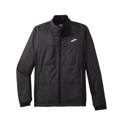 Brooks Mens Shield Hybrid Jacket 3.0 Running Jackets in Grey Color