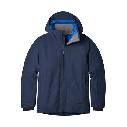 Stio Mens Doublecharge Insulated J Skiing & Snowboarding Jackets in Blue Color