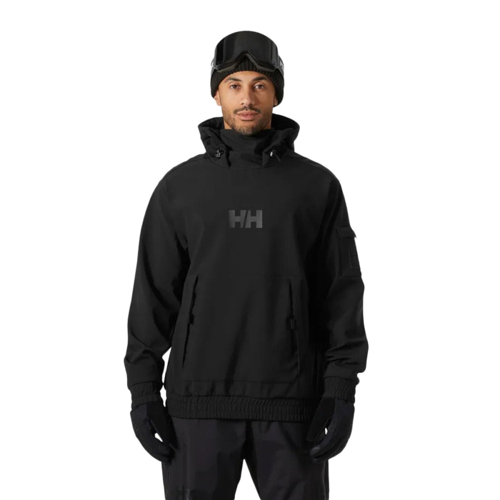 Helly Hansen Mens Ullr D Ridable Hoodie Skiing & Snowboarding Jackets in Black Color