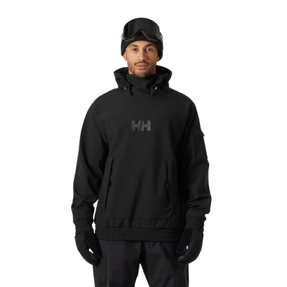 Helly Hansen Mens Ullr D Ridable Hoodie Skiing & Snowboarding Jackets in Black Color