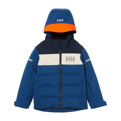 Helly Hansen Kids Vertical Ins Jacket Midlayer in Blue Color
