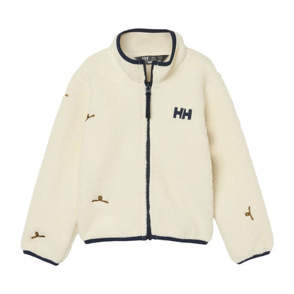 Helly Hansen Kids Frosty Pile Jkt Mid Midlayer in White Color