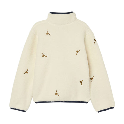 Helly Hansen Kids Frosty Pile Jkt Mid Midlayer in White Color