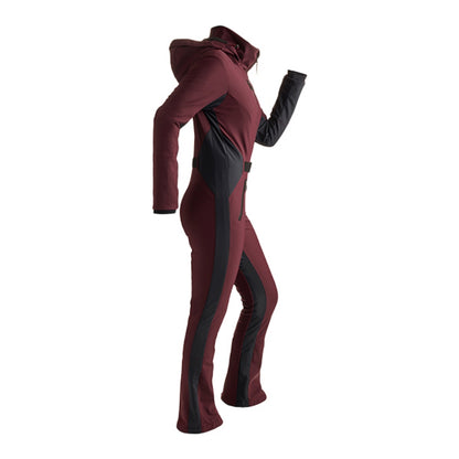 Nils Womens Heavenlysuit Skiing & Snowboarding Jumpsuits in Red Color