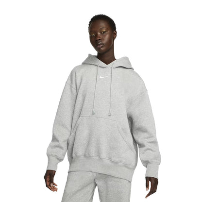 Nike Womens Oversized pullover Hoodie Ph Tops in Grey Color