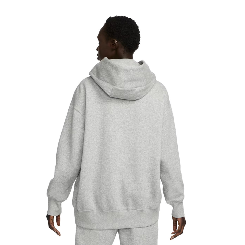 Nike Womens Oversized pullover Hoodie Ph Tops in Grey Color