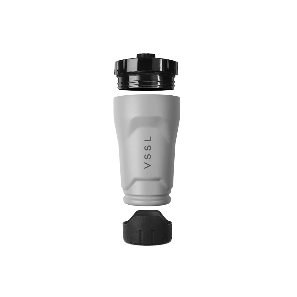 Vssl Rift Tumbler 10Oz Water Bottles in Grey Color