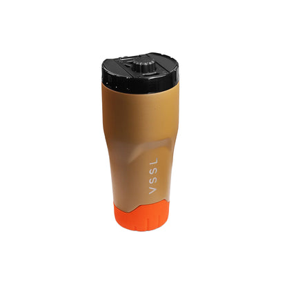 Vssl Rift Tumbler 16Oz Water Bottles in Brown Color