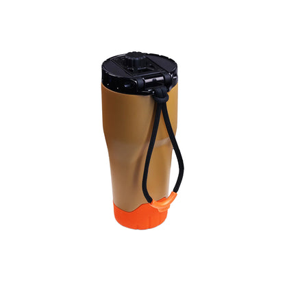 Vssl Rift Tumbler 16Oz Water Bottles in Brown Color