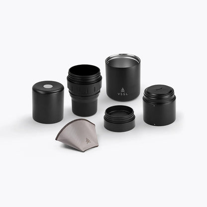 Vssl Pest Pour-Over Kit Coffee Set in Black Color