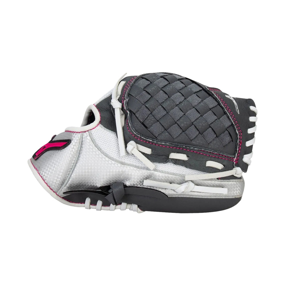 Mizuno Kids 10.00 Prospect Glove Softball Gloves in White Color