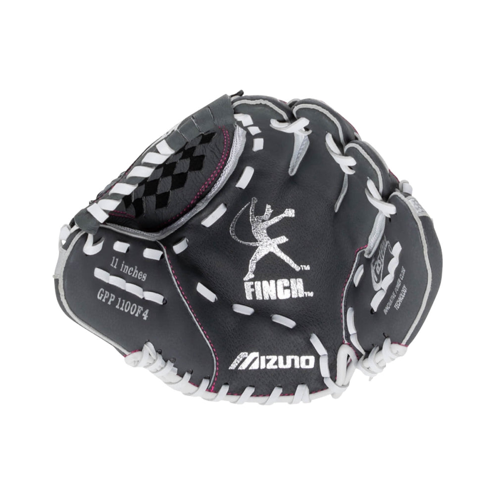 Mizuno Kids 11.00 Prospect Glove Softball Gloves in White Color