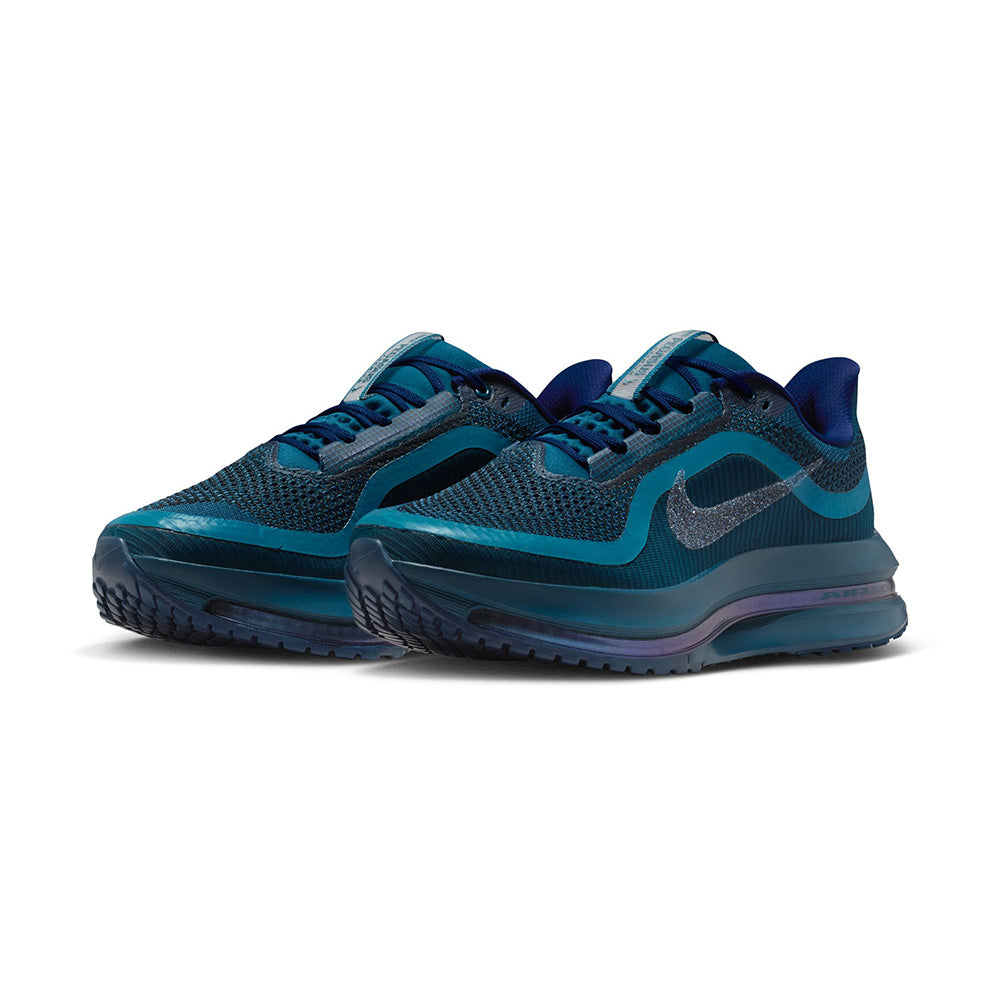 Nike Womens Pegasus Premium Swarov Running Shoes in Blue Color