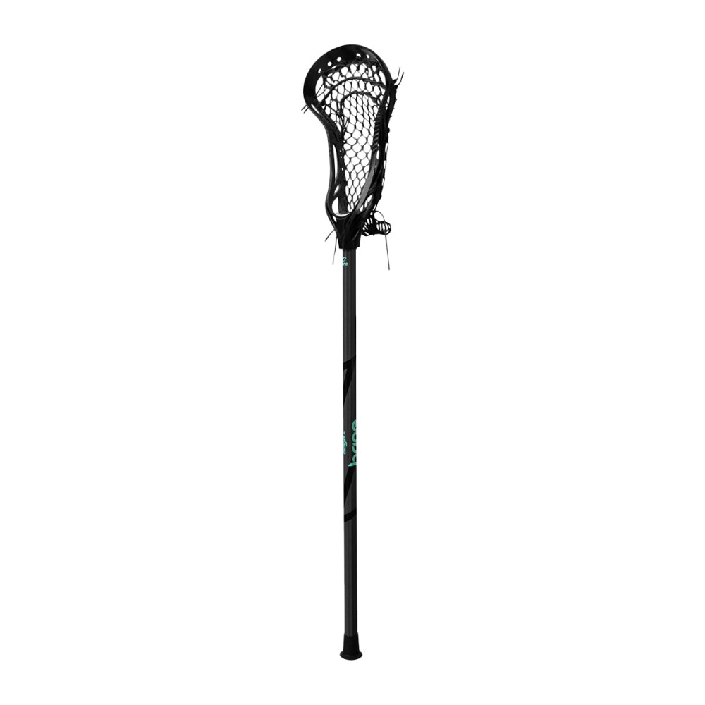 Brine Womens Edge Kids Stk Lacrosse Sticks in Black Color