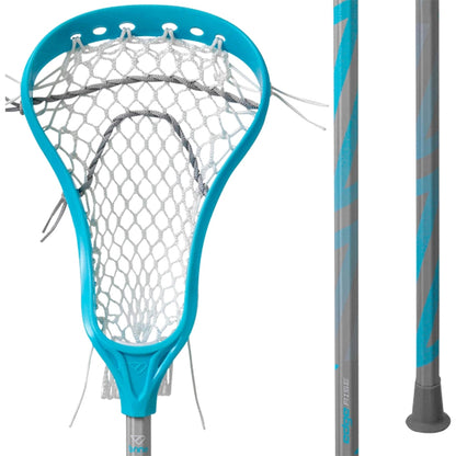 Brine Womens Edge Rise Lacrosse Sticks in Blue Color