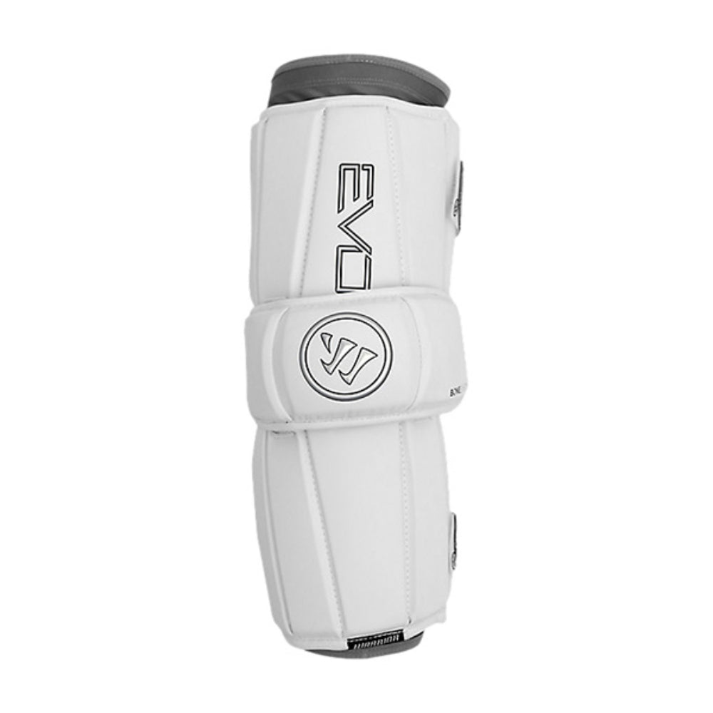 Warrior Lacrosse Unisex Evo Ag Lacrosse Pads in White Color