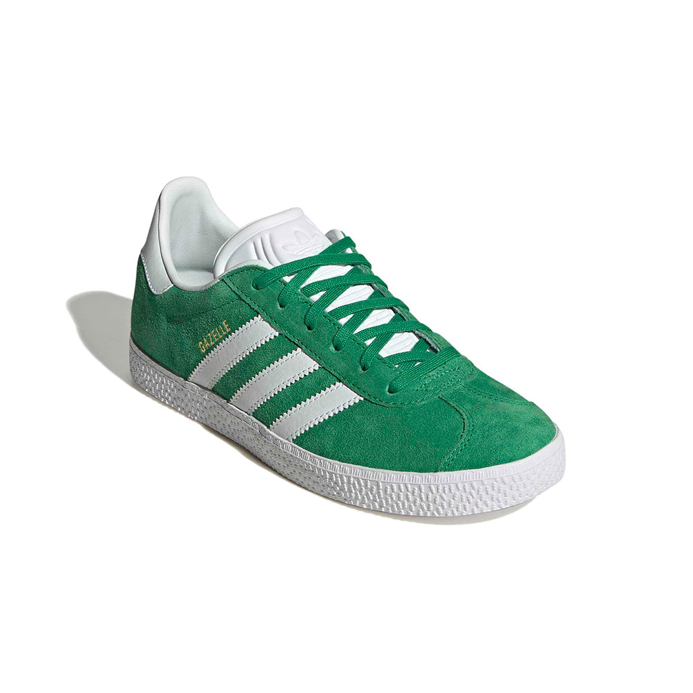 Adidas Kids Gazelle Sneakers in Green Color