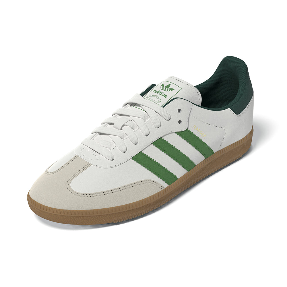 adidas Men's Samba OG 'White Green Collegiate Green' 10.5