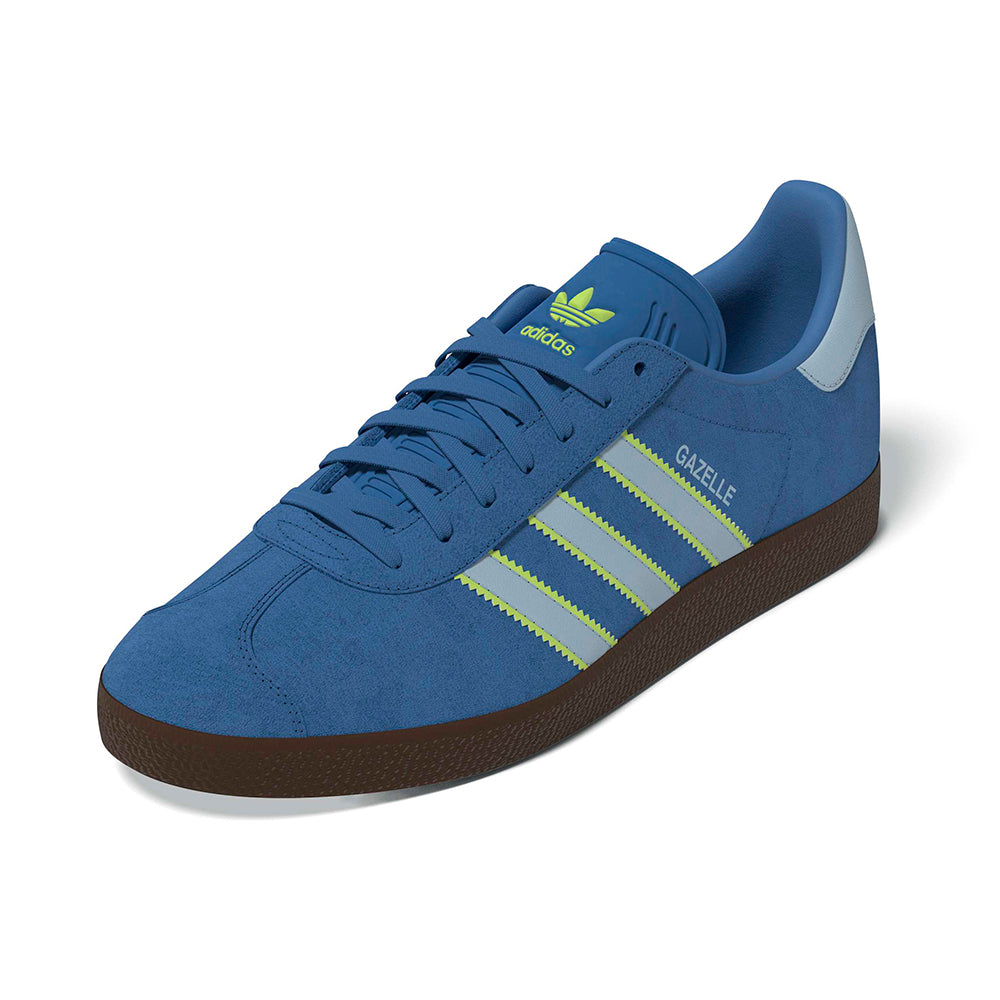 Adidas Mens Gazelle Sneakers in Blue Color