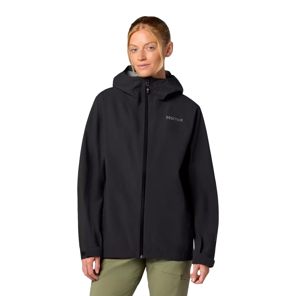 Marmot Womens Prcp Evo Flx Jkt Shells in Black Color