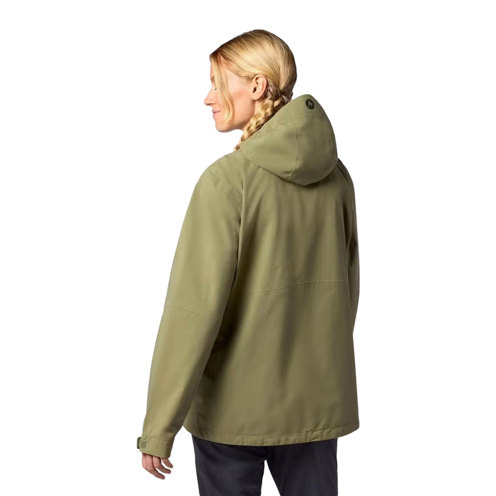 Marmot Womens Prcp Evo Flx Jkt Shells in Green Color