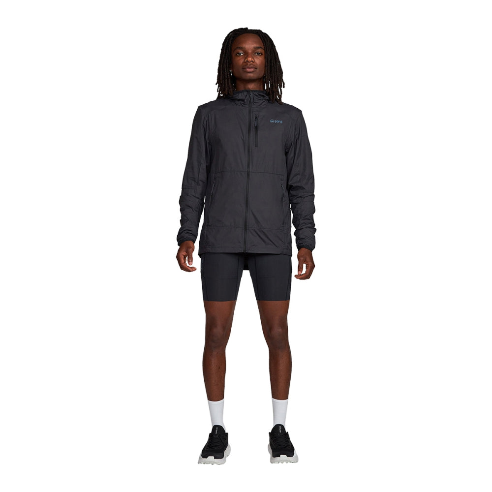 Janji Mens Zephyrunner Running Jackets in Black Color