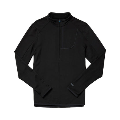 Janji Mens Rover Merino1/2 zip Running Jackets in Black Color