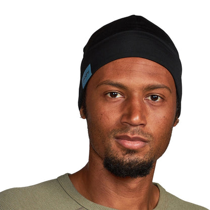 Janji Unisex Revo Merino Beanie Winter Hats in Black Color