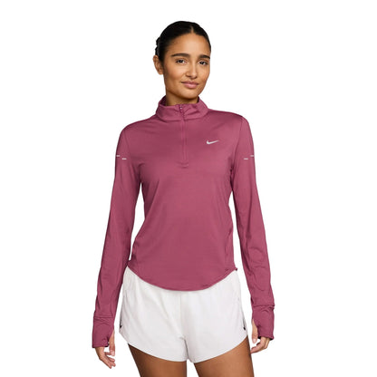 Nike Womens Swift Df UV Hz Top Running Jackets in Pink Color