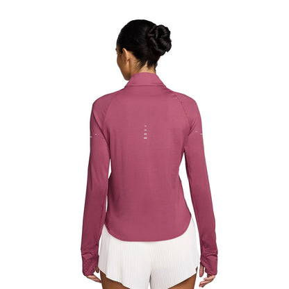 Nike Womens Swift Df UV Hz Top Running Jackets in Pink Color