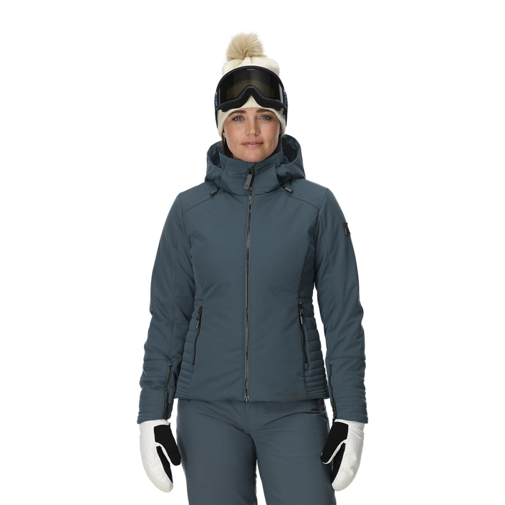 Spyder Womens Schatzi Jacket Skiing & Snowboarding Jackets in Blue Color
