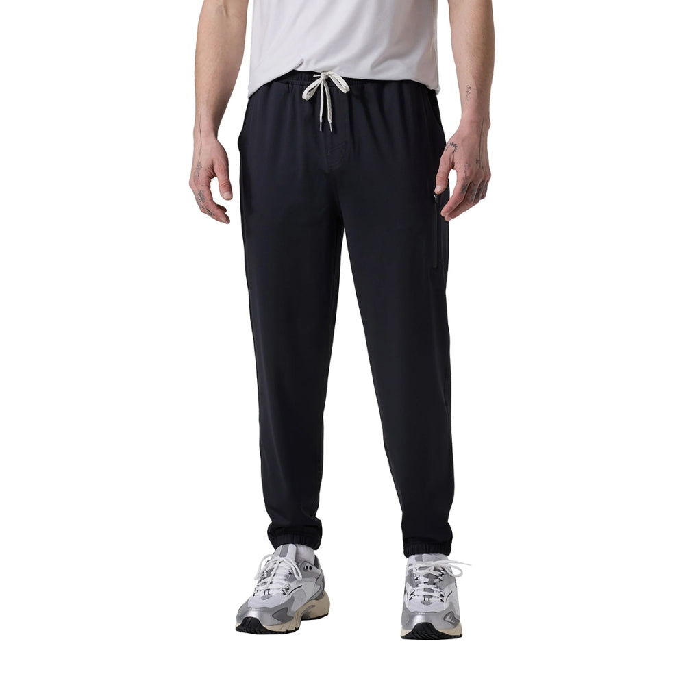 Vuori Mens Sunday Sweatpant Class Pants in Black Color