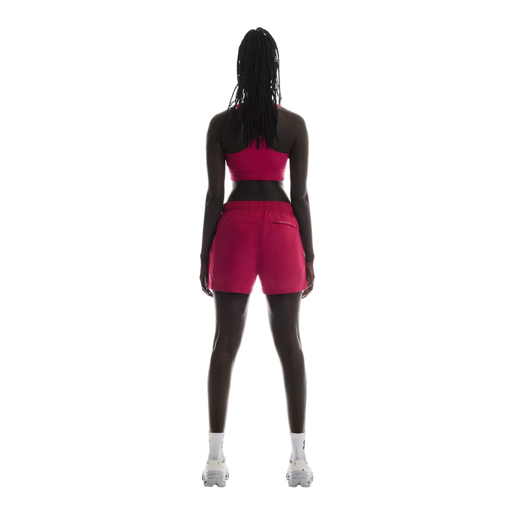 On Womens 3In Core Shorts in Red Color
