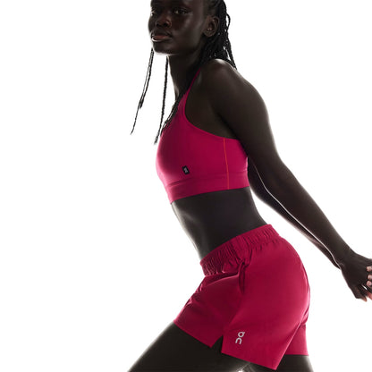 On Womens 3In Core Shorts in Red Color