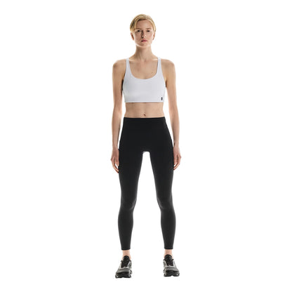 On Womens Performance Tights Win Tights in Black Color
