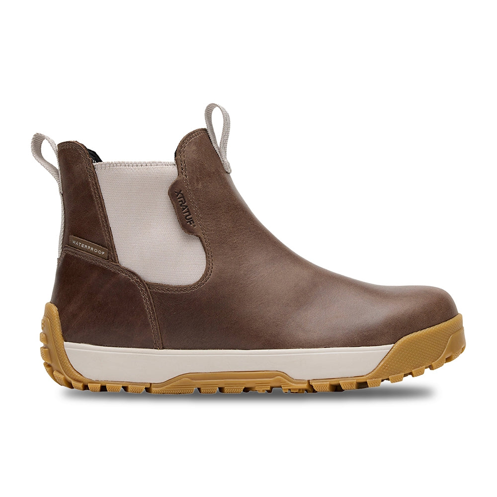 Xtratuf Womens Adb Leather Boots in Brown Color