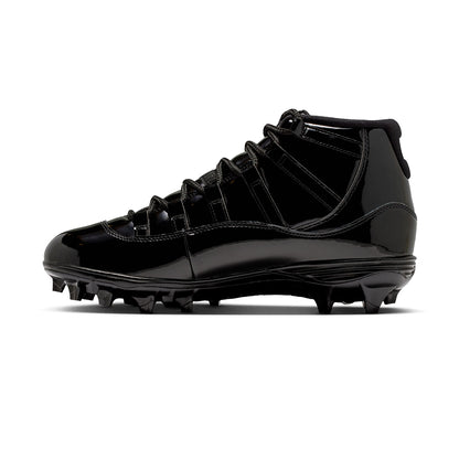 Jordan Mens Jordan 11 Mid Td Football Cleats in Black Color