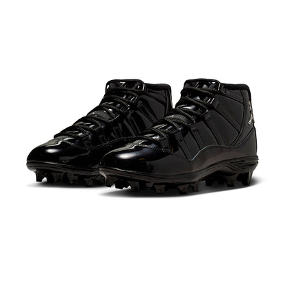 Jordan Mens Jordan 11 Mid Td Football Cleats in Black Color